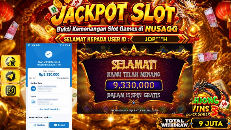 JACKPOT 9 JUTA DI GATES OF GATOT KACA
