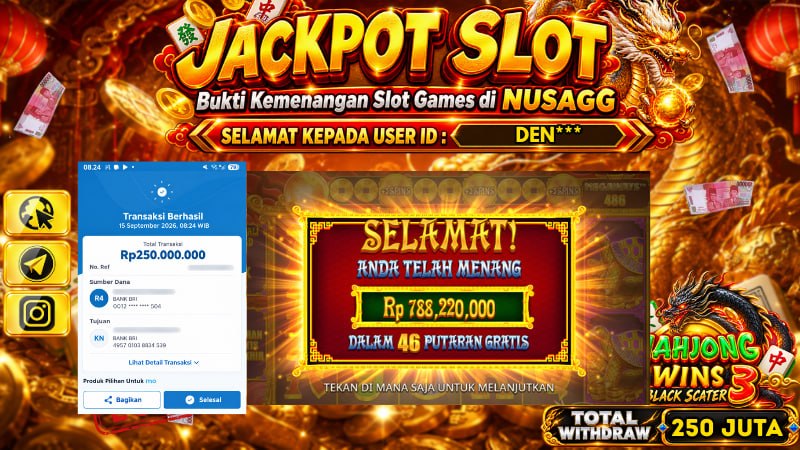 JACKPOT 788 JT DI GATES OF OLYMPUS  PRAGMATICPLAY